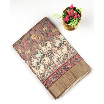 Semi Tussar Sarees