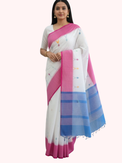 Minimal Khadi Saree with Everyday Comfort Fit