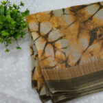Golden Linen Tissue Saree
