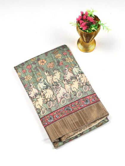 Semi Tussar Sarees