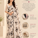 White Organza Saree-2